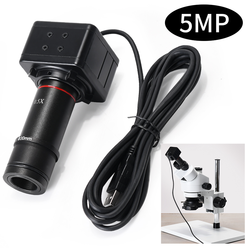 5MP USB2.0 CMOS Video Camera Electronic Digital Eyepiece Microscope Model HY-500D