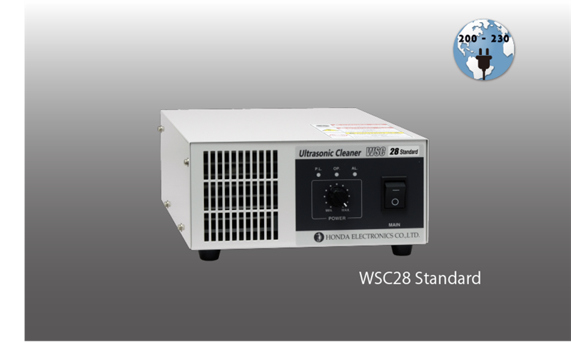 Máy rửa siêu âm Honda Low frequency ultrasonic cleaner, model: WSC28 / WSC40