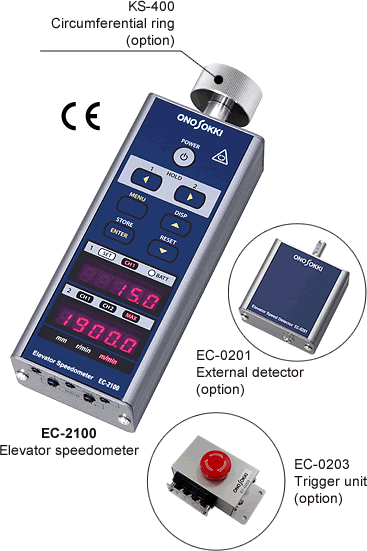 Ono sokki   Elevator Speedometer EC-2100