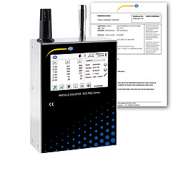 Particle Counter PCE-PQC 34EU Incl. Calibration Certificate