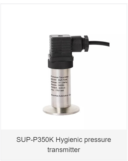 Cám biến áp suất Supmea SUP-P350K Hygienic pressure transmitter