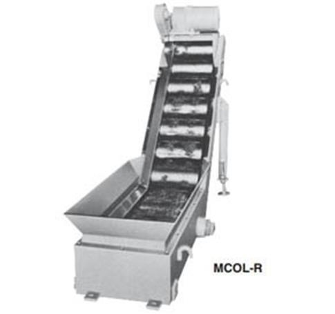 Magnetic roller type chip conveyor MCOL-R Kanetec