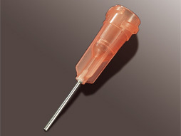 Double thread screwed plastic needle <br> DPN