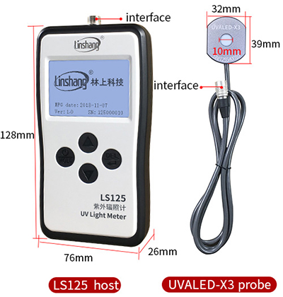 UV light meter UV light meter