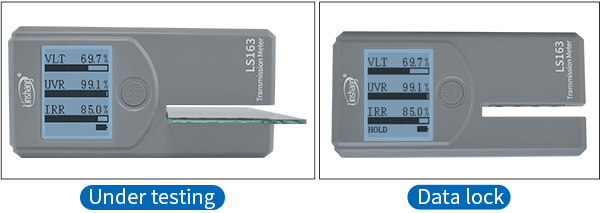 tint tester data lock function tint tester data lock function