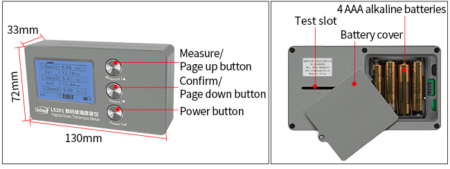 glass thickness meter glass thickness meter