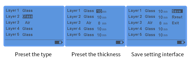 glass thickness meter glass thickness meter