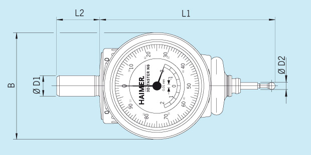 Measuring Instrument 3D-Sensor New Generation Technical Drawing