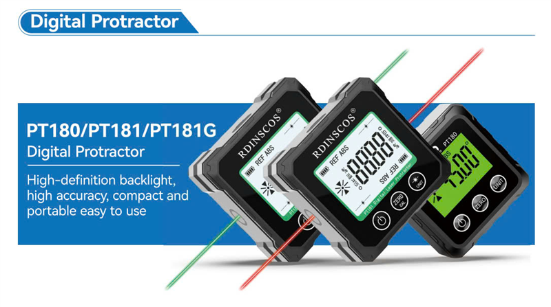 Máy đo góc nghiêng Digital Protractor R&D PT180, PT181. PT181G